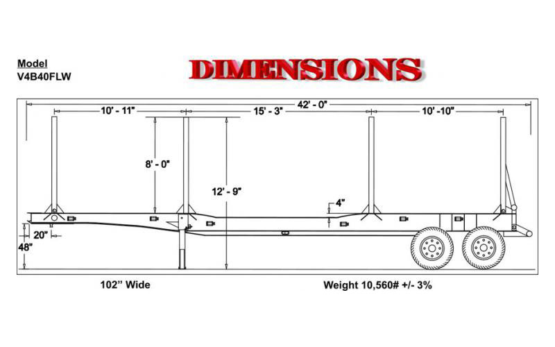 Viking Specialized Trailers V4B40FLW - image 2 of 2