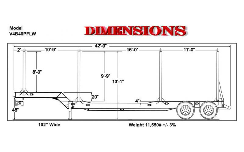 Viking Specialized Trailers V4B40PFLW - image 3 of 3