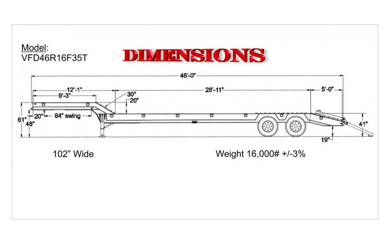 Viking Specialized Trailers VFD46R16F35T - image 4 of 4